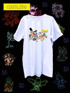 REMERA HEY ARNOLD CAIDOS