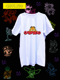 REMERA GARFIELD LOGO