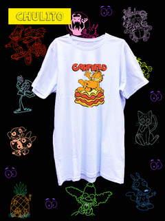 REMERA GARFIELD PIZZA - comprar online