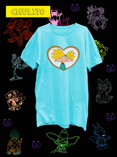 REMERA HEY ARNOLD CORAZON - CHULITO