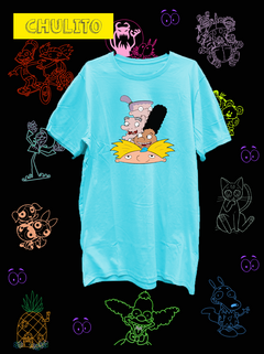 REMERA HEY ARNOLD CARAS - CHULITO