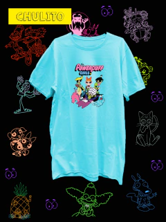 REMERA CHICAS SUPERPODEROSAS PELEA - CHULITO