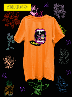 REMERA REAL MONSTERS GRITO - tienda online