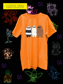 REMERA OSOS ESCANDALOSOS GAFAS - CHULITO