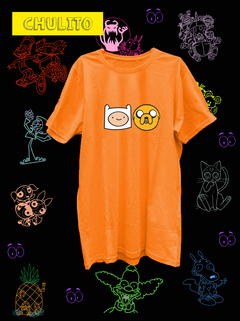 REMERA FIN Y JAKE CARAS - tienda online