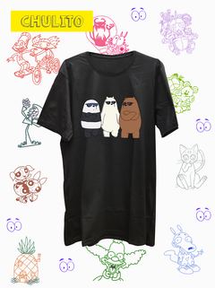 REMERA OSOS ESCANDALOSOS GAFAS - tienda online