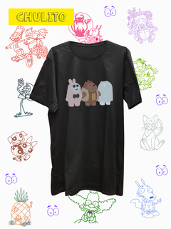 REMERA OSOS ESCANDALOSOS DISFRAZ