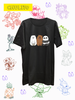 Imagen de REMERA OSOS ESCANDALOSOS SENTADOS