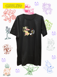 REMERA VACA Y POLLITO BAILANDO