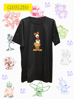 Imagen de REMERA GARFIELD ODDIE CABALLITO