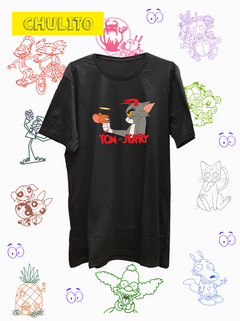 REMERA TOM Y JERRY DIABLO - tienda online