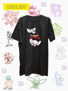 REMERA PINKY Y CEREBRO