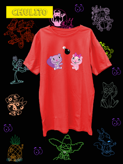 Imagen de REMERA HAPPY 3 FRIENDS BOMBA