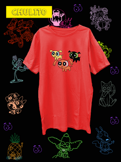 REMERA CHICAS SUPERPODEROSAS PERRO