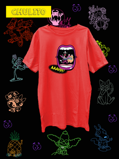 REMERA REAL MONSTERS GRITO