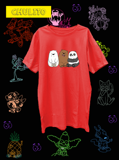 REMERA OSOS ESCANDALOSOS SENTADOS