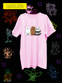 REMERA OSOS ESCANDALOSOS SENTADOS