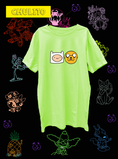 REMERA FIN Y JAKE CARAS - comprar online