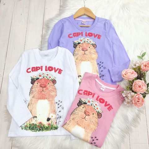 Camiseta "Lizzie" Capilove luminoso para niña - comprar online