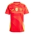 Camisa Espanha I 24/25 Torcedor Adidas Feminina - Vermelha com detalhes em amarelo