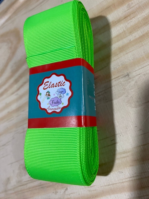 Fita de Gorgurão YAMA N09 é 38mm 10mts - Verde