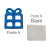 Aplique de E.V.A Caixa Presente Glitter Azul/Br - 1PCT/50und - comprar online