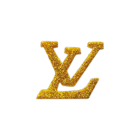 Aplique de E.V.A Viviton Glitter Dourado - 1PCT/50und