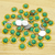 Chaton Redondo Pet Glamour G 16mm x 16mm 50und - Borda Dourada - comprar online