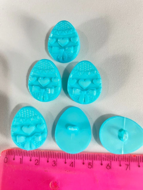 Botão Infantil PCT/36und - ovo de Páscoa