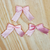 Pacote com 50 Lacinhos Sem Elástico Com Perna Fita N 03 Rosa