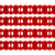 Passa Fita Rolo 13,7mts x 2,5cm CTL-102 Vermelho