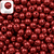 Pérola Bolinha Com Furo ABS 10mm x 10mm 1PCT/50und Vermelho - comprar online