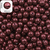 Pérola Bolinha Com Furo ABS 10mm x 10mm 1PCT/50und Vinho - comprar online