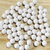 Pompom Para Artesanato 1PCT/100und - 14mm Branco