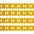 Passa Fita Rolo 13,7mts x 2,5cm CTL-102 Amarelo