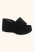Sandália Tamanco Chinelo Flat Plataforma Anabela Slide - comprar online