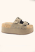 Sandalia Plataforma Tamanco Boho Chic Metais Madeira Hashem - comprar online