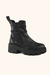 Bota Coturno Botina Feminina Tratorado Inverno Com Brilho