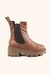 Bota Coturno Botina Feminina Tratorado Inverno Com Brilho - HaShem