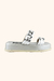 Sandalia Rasteira Flat Plataforma Papete Correntes Slide - comprar online