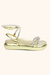 Sandália Rasteira Papete Brilho Confort Flatform Birken Colo - comprar online