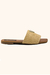Rasteira Feminina Palha Cordas Natural Verão Praia Hashem - comprar online