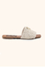 Rasteira Feminina Palha Cordas Natural Verão Praia Hashem - comprar online