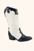 Bota Country Texana Cano Longo Sem Ziper Rodeio Bico Fino