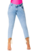 CALÇA SKINNY STRASS NA BARRA