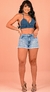 SHORT BORDADO BARRA DESFIADA - loja online