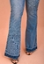 CALÇA FLARE COM PUÍDO BARRA SOLTA - loja online