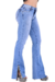 CALÇA FLARE ABERTURA STRASS - comprar online