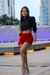 CAMISETE CROPPED COM ELÁSTICO - comprar online