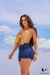SHORT JEANS PUÍDO E BARRA DESFIADA - Rooster Jeans